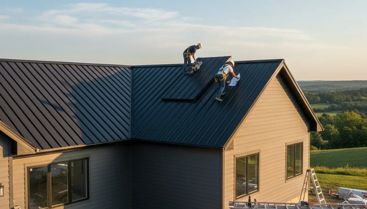 Metal roofing installation by Next Level Exteriors in Raleigh, NC for durable home protection