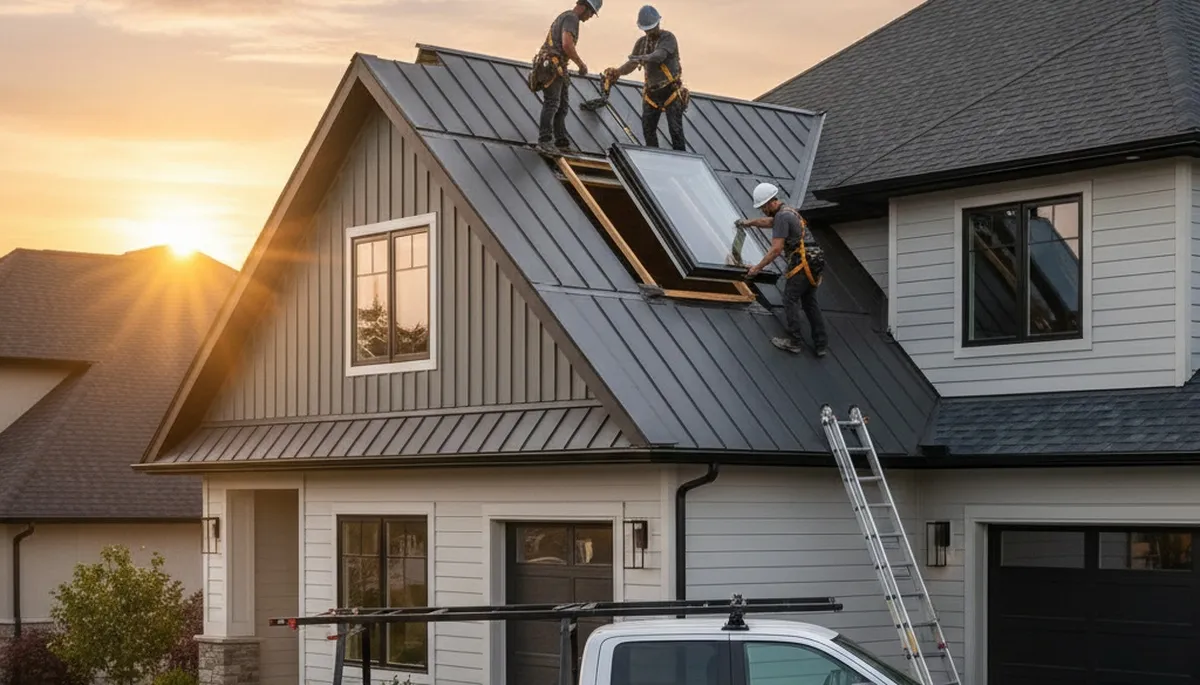 Vinyl siding and skylight installation by Next Level Exteriors in Raleigh, NC