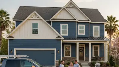 Professional vinyl siding installation on home exterior in Raleigh, NC