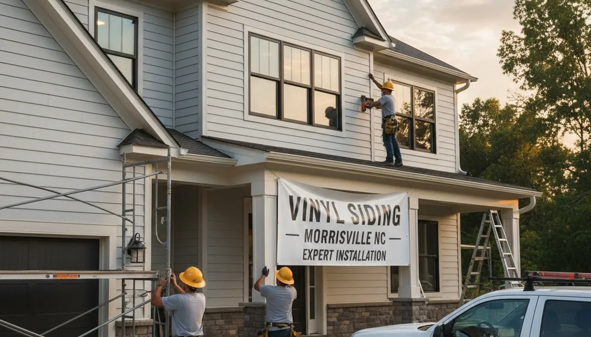 Professional vinyl siding installation in Raleigh NC for residential homes
