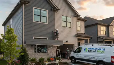 Vinyl siding installation in Raleigh, NC for a residential exterior upgrade
