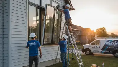 Professional window installation on vinyl siding home in Raleigh, NC by Next Level Exteriors