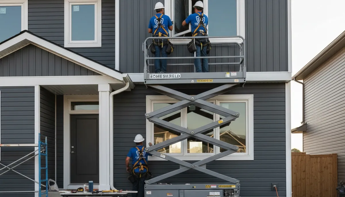 Vinyl siding and window repair experts in Raleigh NC restoring storm-damaged home exteriors