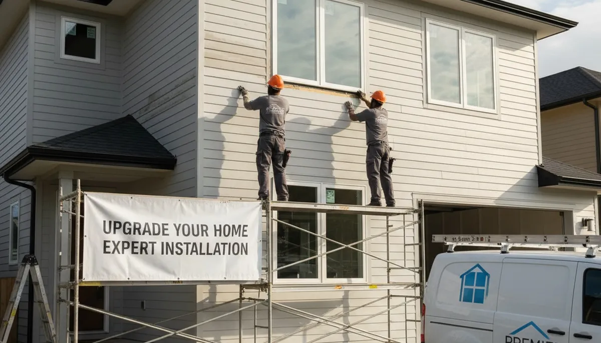 Vinyl siding and window replacement by Next Level Exteriors in Raleigh, NC homes