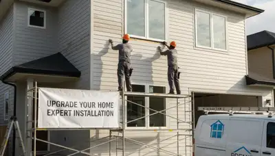 Vinyl siding and window replacement by Next Level Exteriors in Raleigh, NC homes